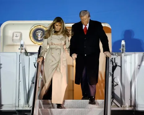 Donald Trump Preparing to Meet the King while Activists Gather in the UK